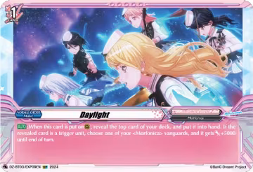 Daylight (EXP) (DZ-BT03/EXP09EN), DZ-BT03: Dimensional Transcendence — Vanguard card price