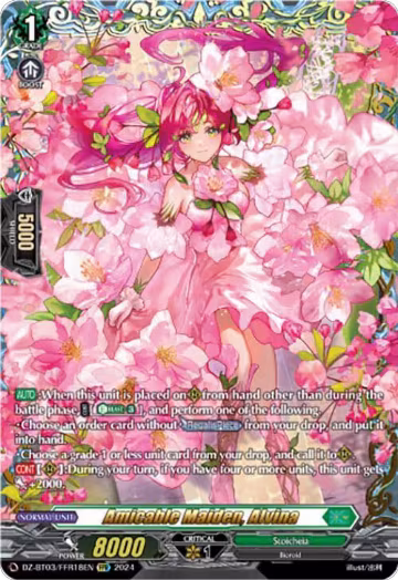 Amicable Maiden, Alvina (FFR) (DZ-BT03/FFR18EN), DZ-BT03: Dimensional Transcendence — Vanguard card price