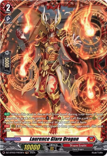 Laurence Glare Dragon (FR) (DZ-BT03/FR03EN), DZ-BT03: Dimensional Transcendence — Vanguard card price