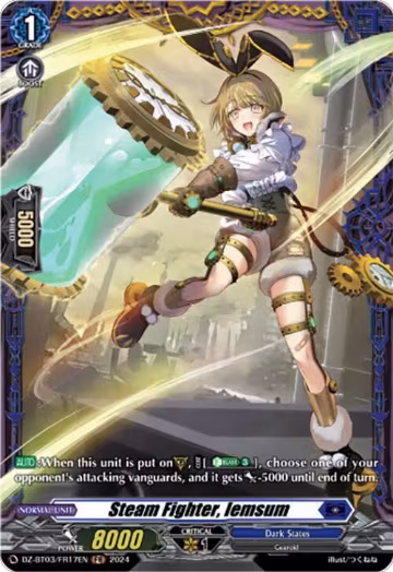 Steam Fighter, Iemsum (FR) (DZ-BT03/FR17EN), DZ-BT03: Dimensional Transcendence — Vanguard card price
