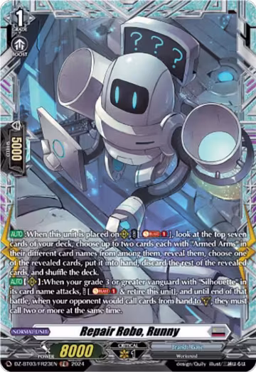 Repair Robo, Runny (FR) (DZ-BT03/FR23EN), DZ-BT03: Dimensional Transcendence — Vanguard card price