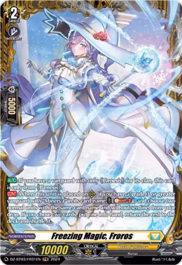 Freezing Magic, Froros (FR) (DZ-BT03/FR31EN), DZ-BT03: Dimensional Transcendence — Vanguard card price