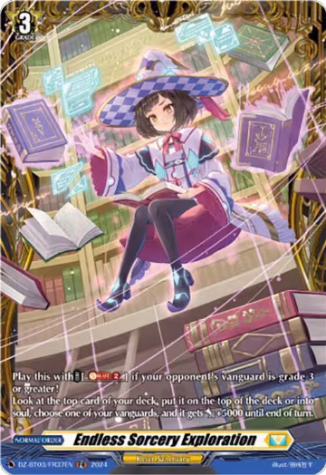 Endless Sorcery Exploration (FR) (DZ-BT03/FR37EN), DZ-BT03: Dimensional Transcendence — Vanguard card price