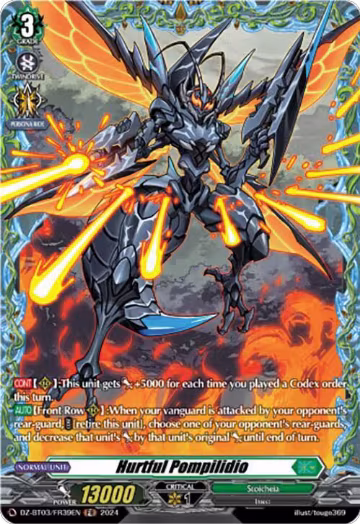 Hurtful Pompilidio (FR) (DZ-BT03/FR39EN), DZ-BT03: Dimensional Transcendence — Vanguard card price