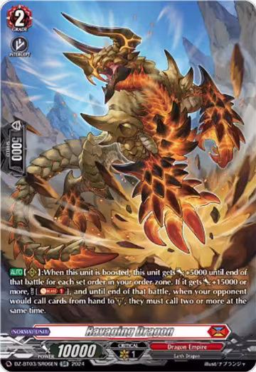 Ravaging Dragon (SR) (DZ-BT03/SR06EN), DZ-BT03: Dimensional Transcendence — Vanguard card price