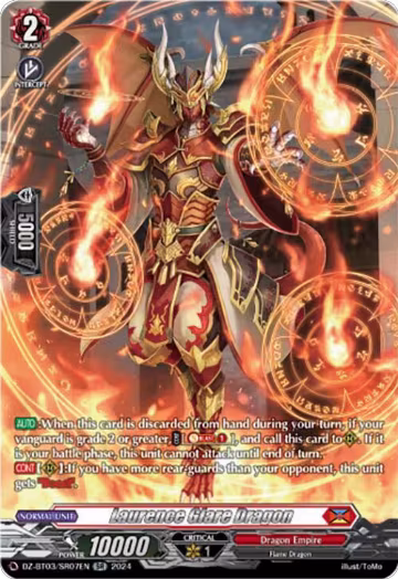 Laurence Glare Dragon (SR) (DZ-BT03/SR07EN), DZ-BT03: Dimensional Transcendence — Vanguard card price