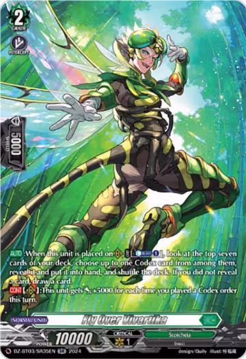 Fly Over Vivartika (SR) (DZ-BT03/SR35EN), DZ-BT03: Dimensional Transcendence — Vanguard card price