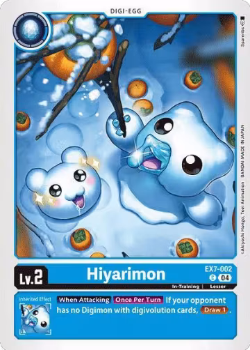 Hiyarimon (EX7-002 C), Digimon LIBERATOR — Digimon card price