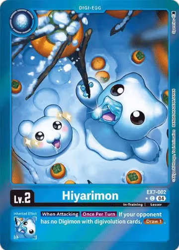 Hiyarimon (Foil) (EX7-002 C), Digimon LIBERATOR — Digimon card price