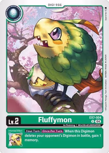 Fluffymon (EX7-004 U), Digimon LIBERATOR — Digimon card price