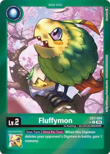 Fluffymon (Foil) (EX7-004 U), Digimon LIBERATOR — Digimon card price