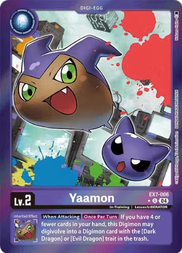 Yaamon (Foil) (EX7-006 U), Digimon LIBERATOR — Digimon card price
