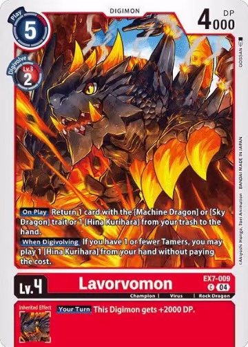 Lavorvomon (EX7-009 C), Digimon LIBERATOR — Digimon card price