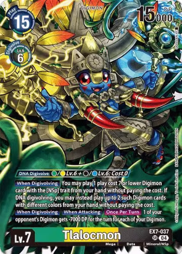 Tlalocmon (EX7-037 SR), Digimon LIBERATOR — Digimon card price