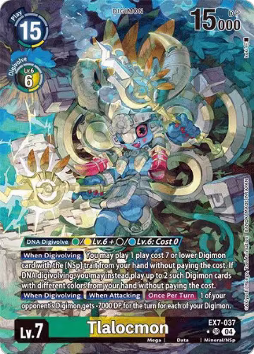 Tlalocmon (Alternate Art) (EX7-037 SR), Digimon LIBERATOR — Digimon card price