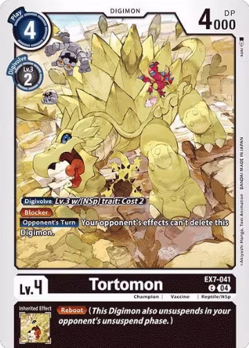 Tortomon (EX7-041 C), Digimon LIBERATOR — Digimon card price
