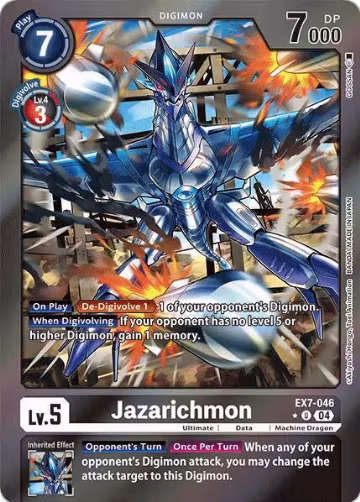 Jazarichmon (Foil) (EX7-046 UC), Digimon LIBERATOR — Digimon card price