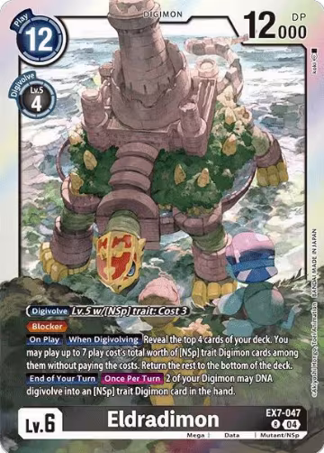 Eldradimon (EX7-047 R), Digimon LIBERATOR — Digimon card price