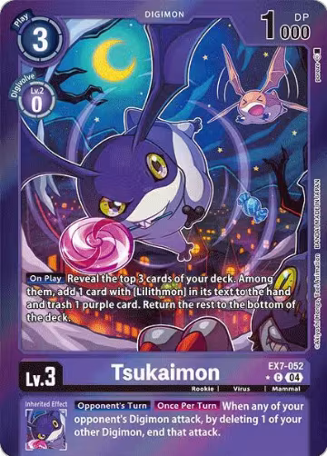 Tsukaimon (Foil) (EX7-052 C), Digimon LIBERATOR — Digimon card price