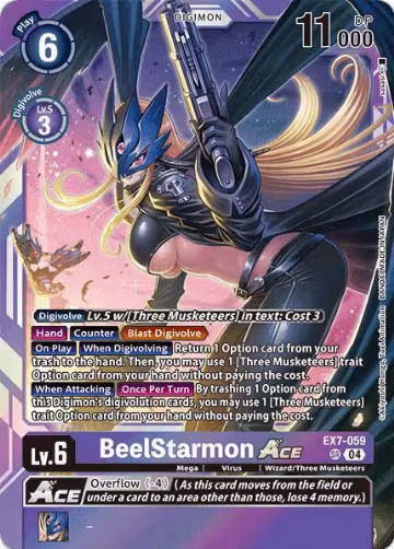BeelStarmon ACE (EX7-059 SR), Digimon LIBERATOR — Digimon card price