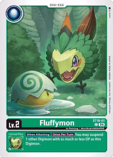 Fluffymon (ST18-01 C), Starter Deck 18: Guardian Vortex — Digimon card price