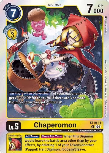 Chaperomon (ST19-11 R), Starter Deck 19: Fable Waltz — Digimon card price