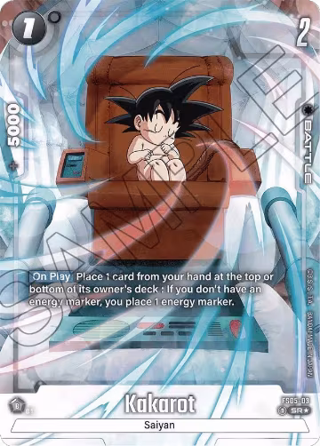 Kakarot (Bonus Pack Alternate Art) (FS05-03) — card price