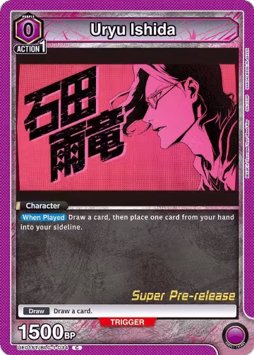Uryu Ishida (UE01ST/BLC-1-034), BLEACH: Thousand-Year Blood War Super Pre-Release Starter Deck — Union Arena card price