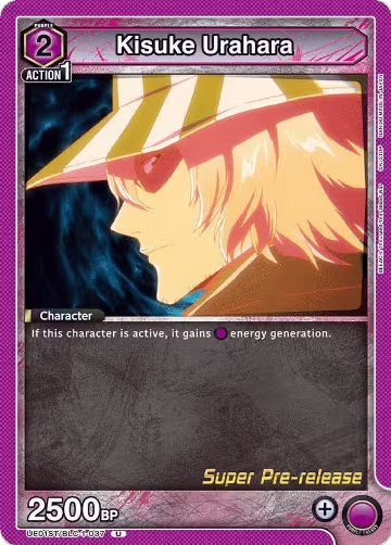 Kisuke Urahara (037) (UE01ST/BLC-1-037), BLEACH: Thousand-Year Blood War Super Pre-Release Starter Deck — Union Arena card price