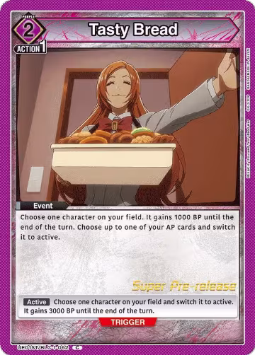Tasty Bread (UE01ST/BLC-1-062), BLEACH: Thousand-Year Blood War Super Pre-Release Starter Deck — Union Arena card price
