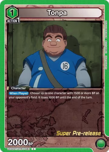 Tonpa (UE02ST/HTR-1-083), HUNTER X HUNTER Super Pre-Release Starter Deck — Union Arena card price