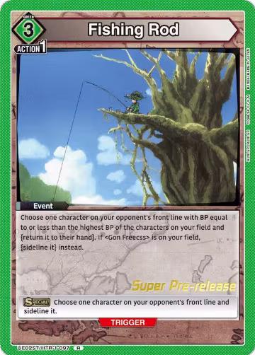 Fishing Rod (UE02ST/HTR-1-097), HUNTER X HUNTER Super Pre-Release Starter Deck — Union Arena card price