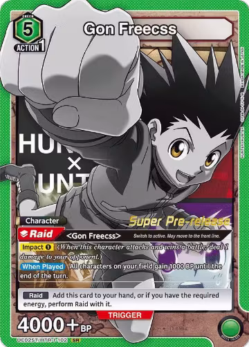 Gon Freecss (102) (UE02ST/HTR-1-102) — card price