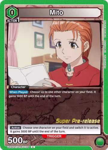 Mito (UE02ST/HTR-1-104), HUNTER X HUNTER Super Pre-Release Starter Deck — Union Arena card price