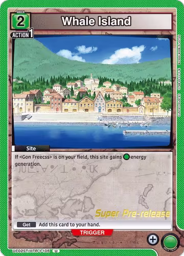 Whale Island (UE02ST/HTR-1-108), HUNTER X HUNTER Super Pre-Release Starter Deck — Union Arena card price