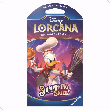 Disney Lorcana: Shimmering Skies Sleeved Booster Pack, Shimmering Skies — Lorcana sealed product price