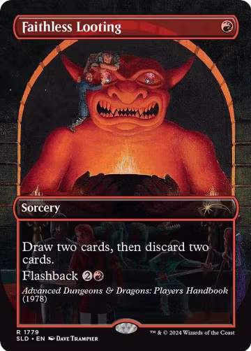 Faithless Looting (1779), Secret Lair Drop Series — Magic card price