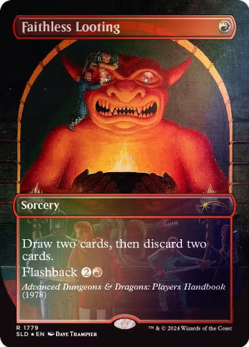 Faithless Looting (Rainbow Foil) (1779), Secret Lair Drop Series — Magic card price