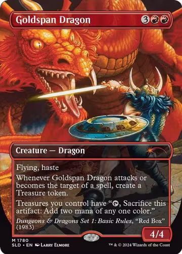 Goldspan Dragon (1780), Secret Lair Drop Series — Magic card price