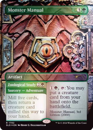 Monster Manual (Rainbow Foil) (1782), Secret Lair Drop Series — Magic card price