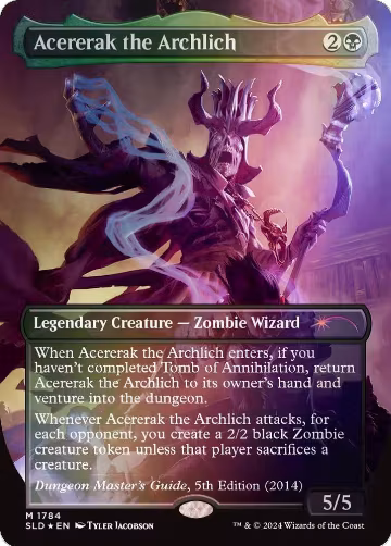 Acererak the Archlich (Rainbow Foil) (1784), Secret Lair Drop Series — Magic card price