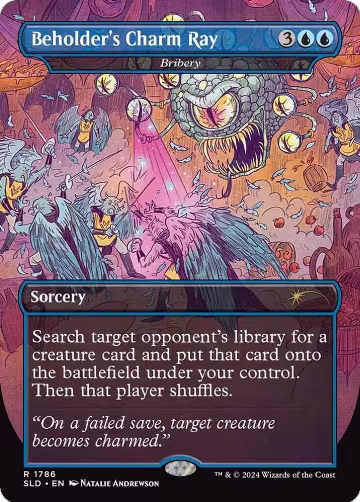 Beholder's Charm Ray - Bribery (1786), Secret Lair Drop Series — Magic card price
