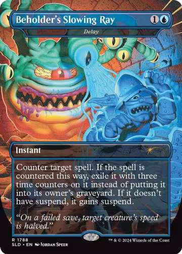 Beholder's Slowing Ray - Delay (1788), Secret Lair Drop Series — Magic card price