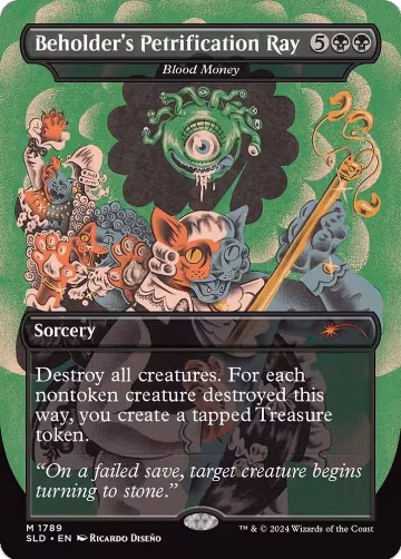 Beholder's Petrification Ray - Blood Money (1789), Secret Lair Drop Series — Magic card price