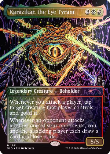 Karazikar, the Eye Tyrant (Rainbow Foil) (1791), Secret Lair Drop Series — Magic card price