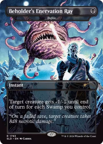 Beholder's Enervation Ray - Defile (1793), Secret Lair Drop Series — Magic card price