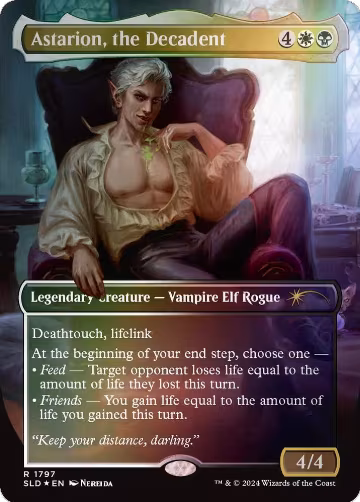 Astarion, the Decadent (Rainbow Foil) (1797), Secret Lair Drop Series — Magic card price