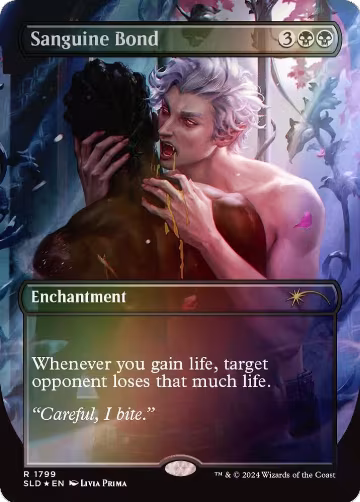 Sanguine Bond (Rainbow Foil) (1799), Secret Lair Drop Series — Magic card price