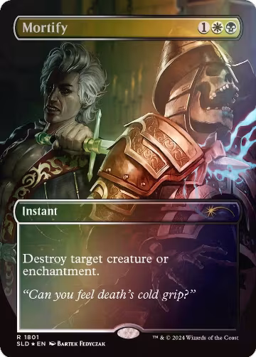 Mortify (Rainbow Foil) (1801), Secret Lair Drop Series — Magic card price