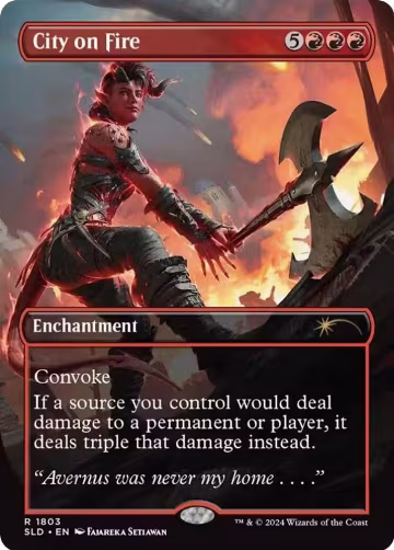 City on Fire (1803), Secret Lair Drop Series — Magic card price